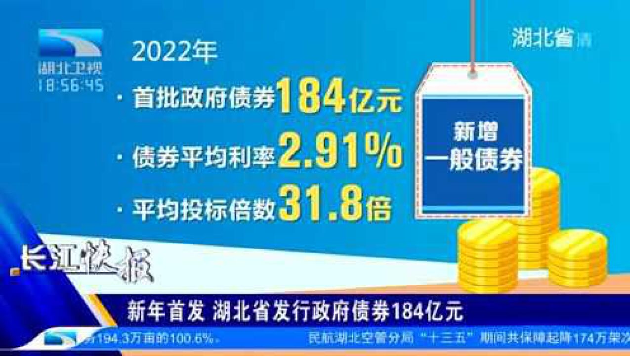 新年首发%20湖北省发行政府债券184亿元