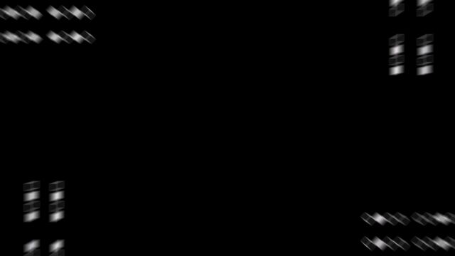 30几何图形闪动边框 动画装饰 圆形菱形三角形