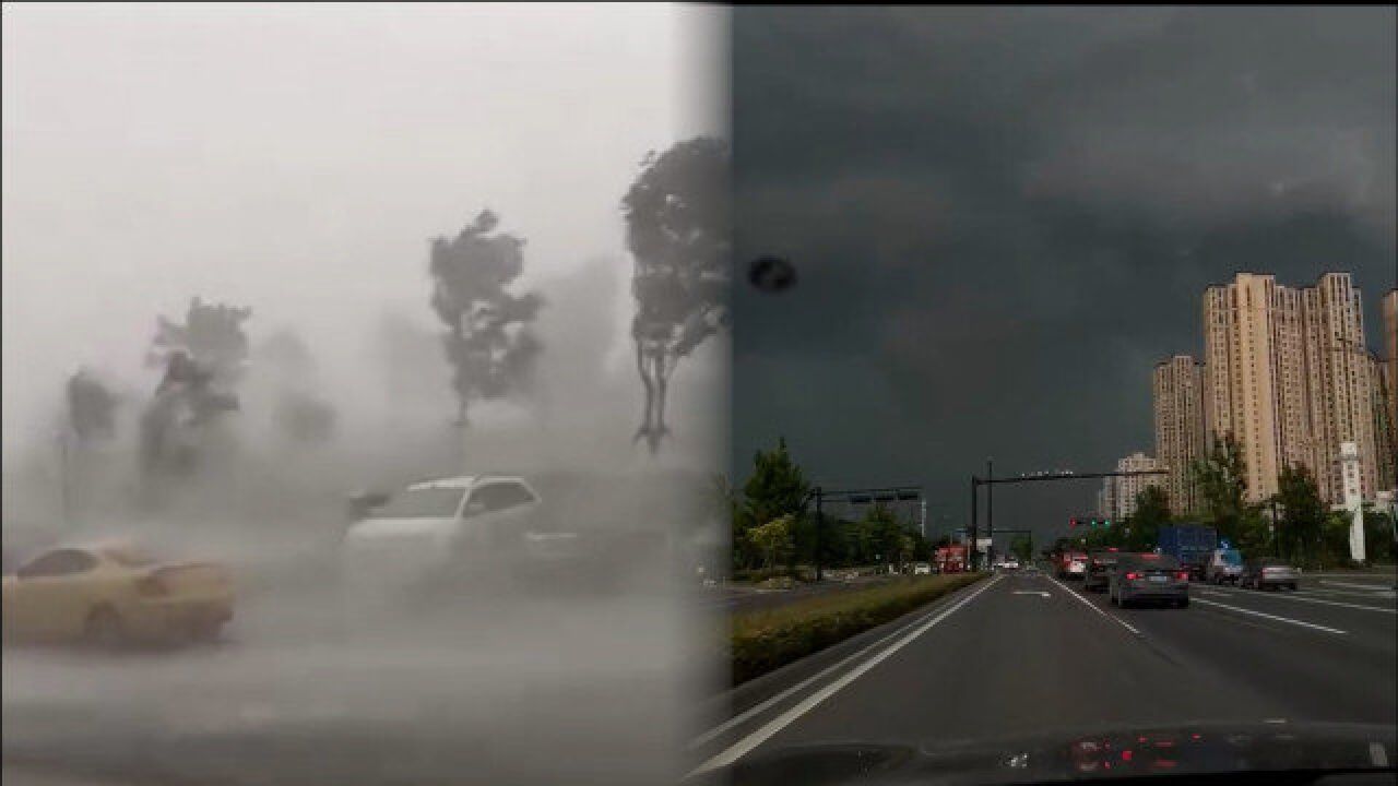 浙江嘉兴发布暴雨橙色预警!狂风暴雨齐上阵,个别地区下起冰雹