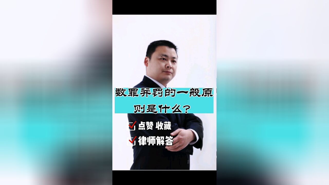 成都律师咨询,胡云律师刑事辩护团队:数罪并罚的一般原则是什么?