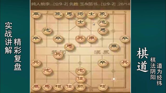 教你一个象棋万能布局公式,只要学会,就能走赢其它任意棋局!