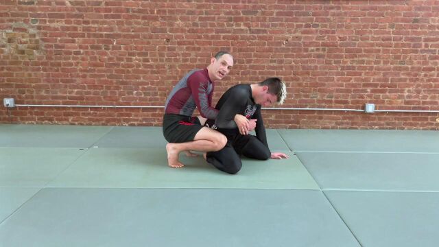 Attack the Armlock from Top Turtle with One Hand