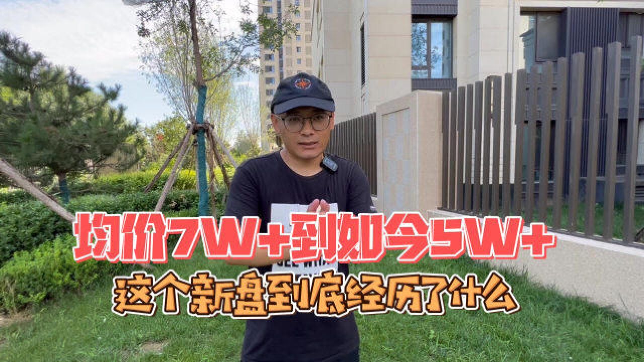 均价7W+到如今5W+ 这个新盘到底经历了什么