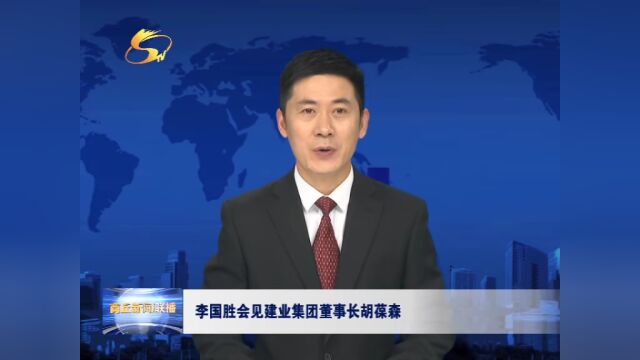 李国胜会见建业集团董事长胡葆森