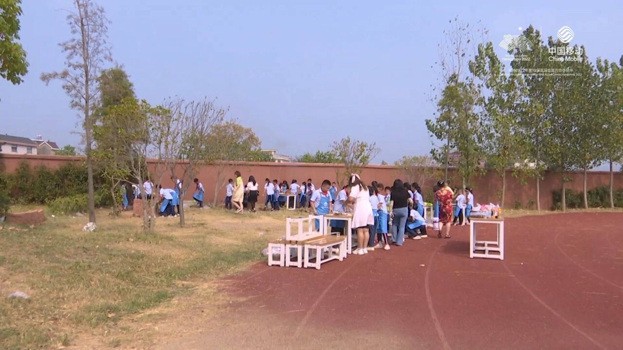 上好劳动体验课!常山这所学校为学生搭建露天灶台