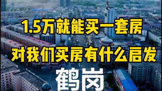 1.5万就可以在鹤岗买一套房,或许有更多城市像鹤岗,有何启发?