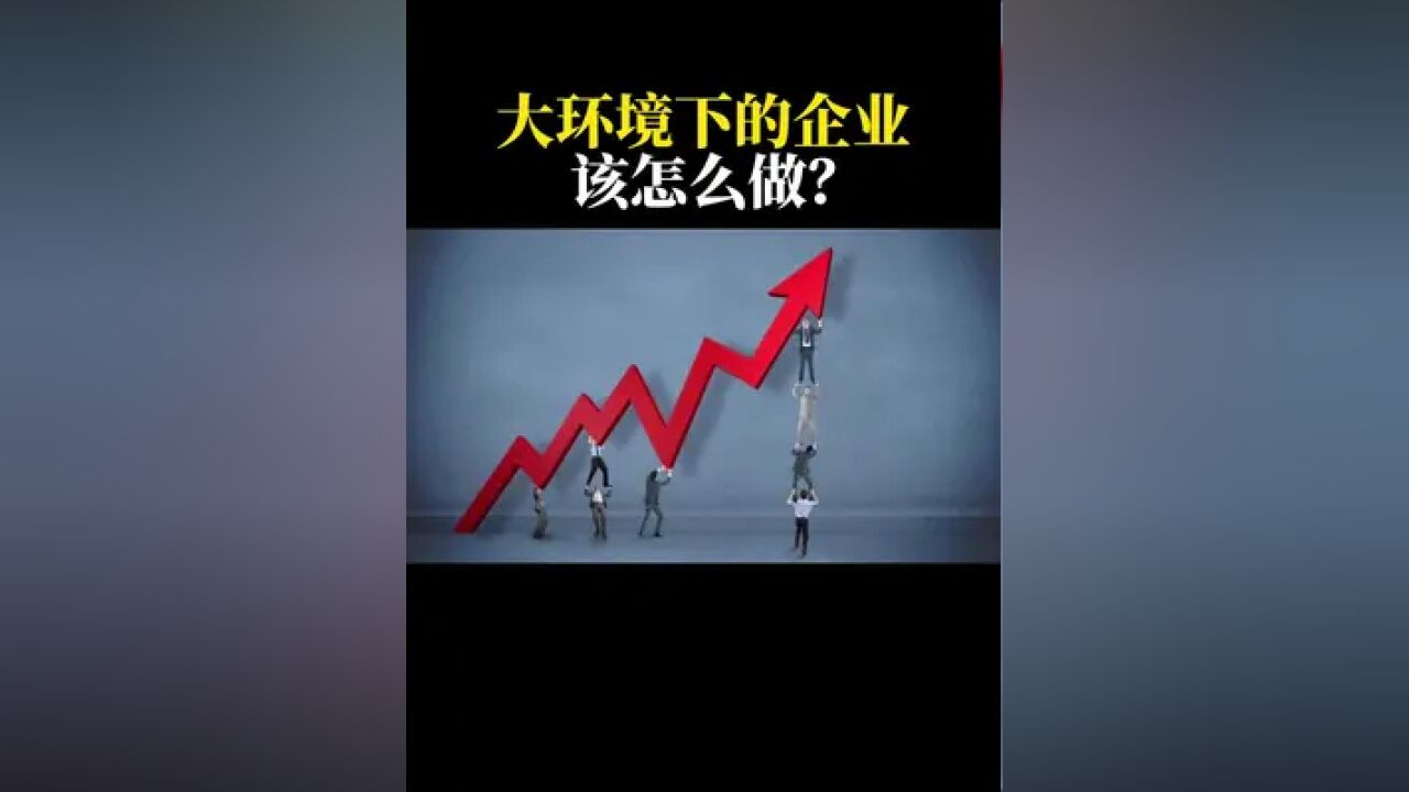 大浪潮下,企业应该怎么做?#商业思维 #企业 #投资 #财经