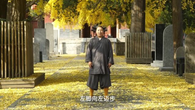 教学少林寺八段锦第四势五劳七伤向后瞧