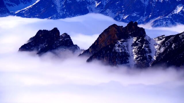 去平武雪宝顶 奔赴一场雪山云海的浪漫