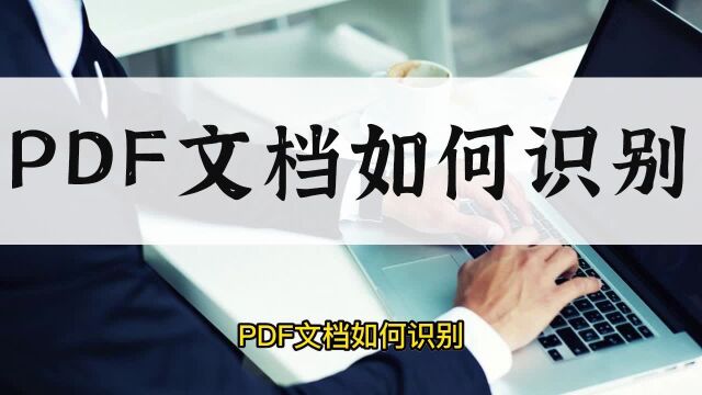 PDF文档如何识别?教你一招轻松解决这个难题