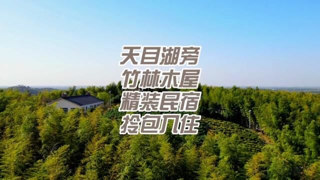 天目湖旁竹林木屋,精装修民宿,拎包入住,适合度假,可长租!#实地拍摄 #爱因看房 #原创 #南京