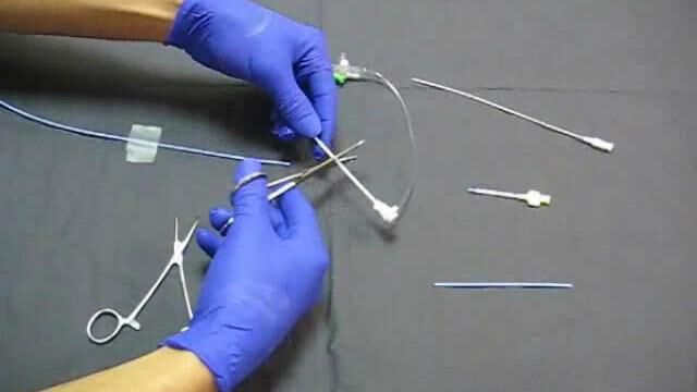 How to shorten a coronary guide catheter