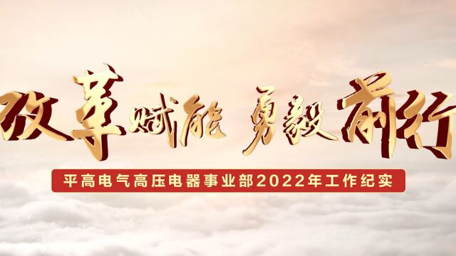 #高压电器事业部 改革赋能 勇毅前行平高电气高压电器事业部2022年工作纪实