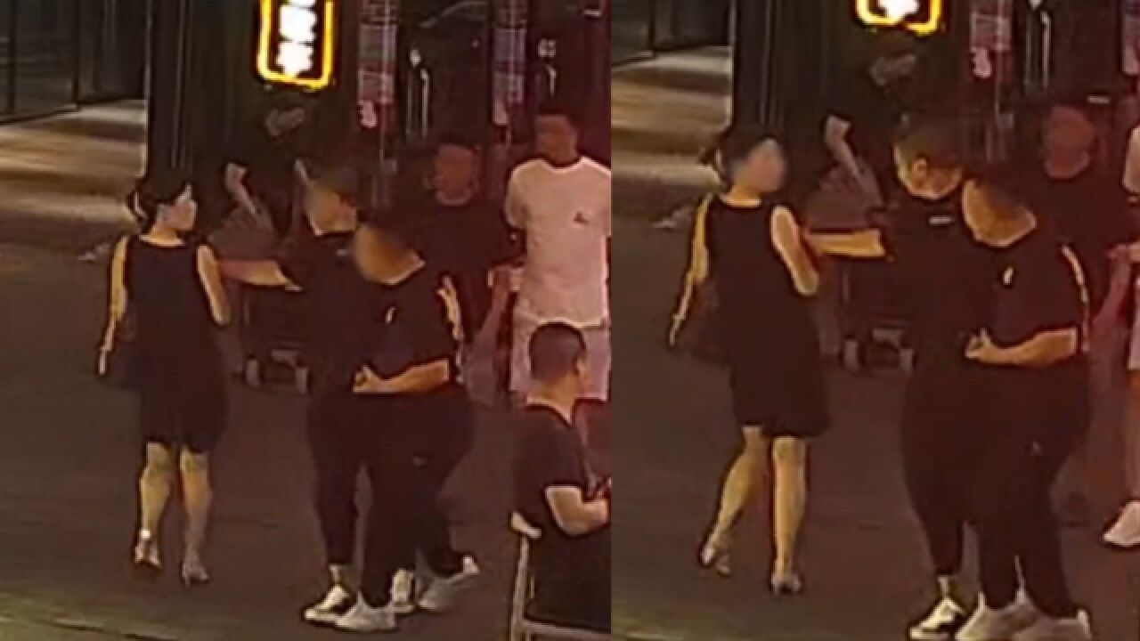 男子当街袭胸淡定离开,女子转身求助民警,被抓竟称喝醉了不小心