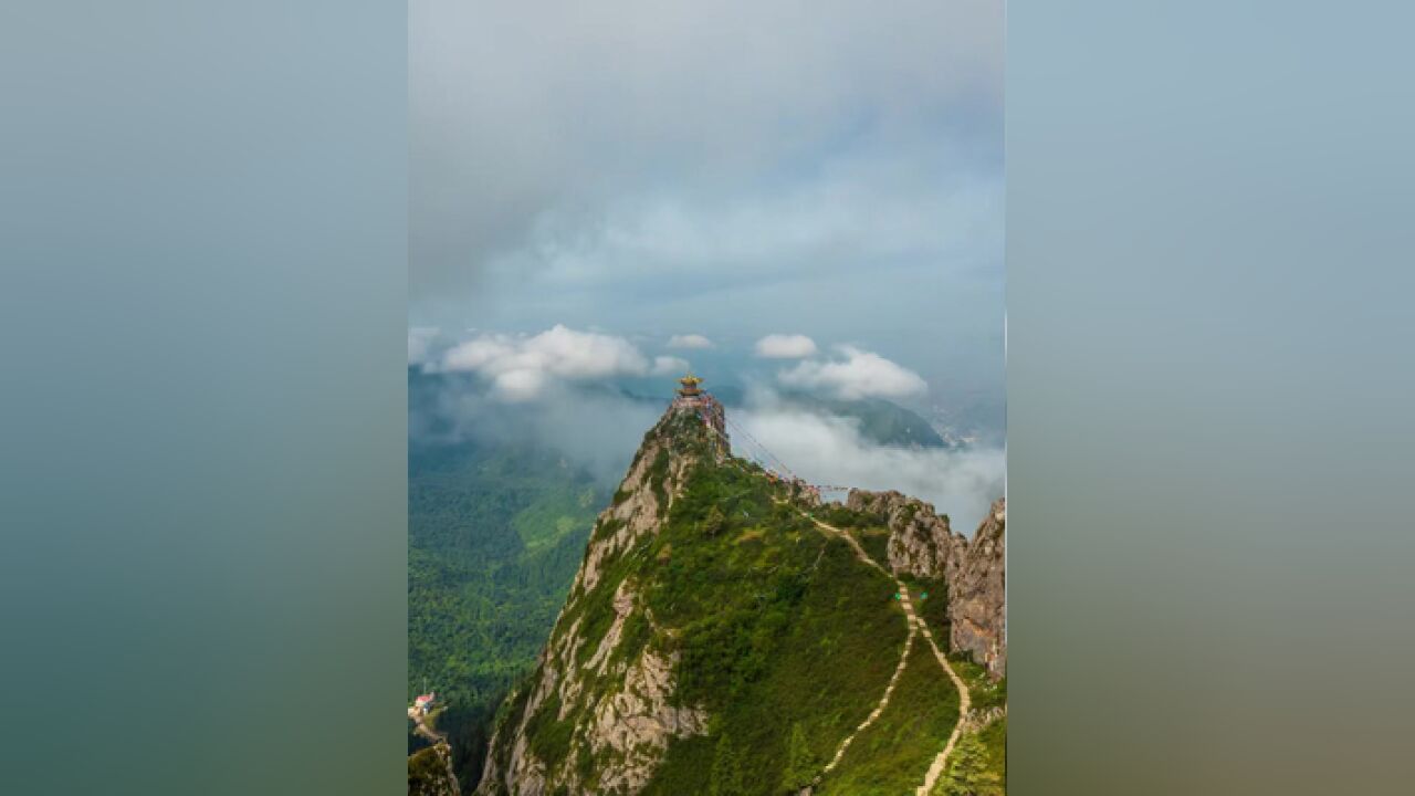 爬过莲花山的那些只有攀登才能看到美景.