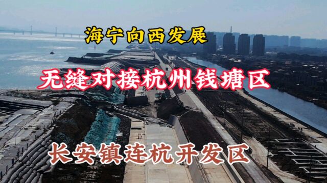 海宁长安镇已经完全融入钱塘区,钱塘国际规划建设20多幢写字楼!