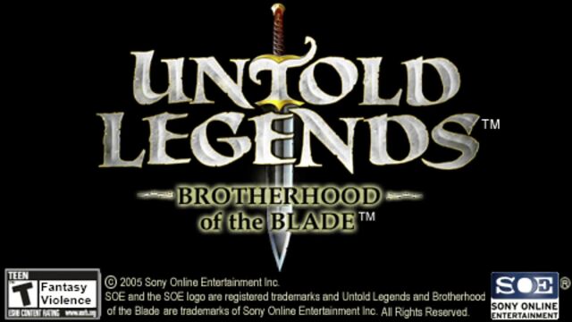 PSP0019–无尽传说刀锋兄弟会UntoldLegends–Brotherhood of the Blade(US)