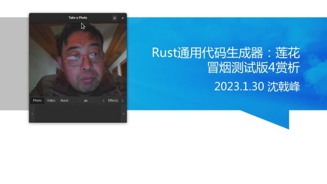 Rust通用代码生成器:莲花冒烟测试版4赏析