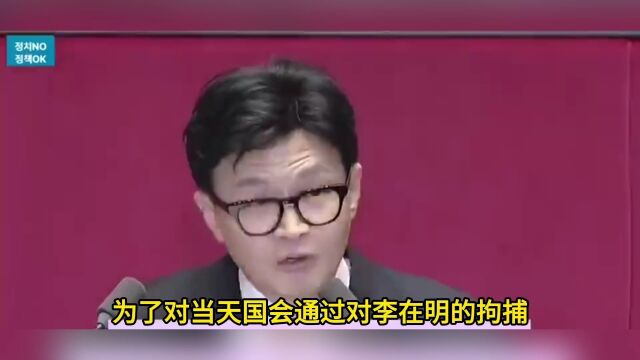 韩国总理被罢免?李在明被拘捕 在野党最高领导层集体辞职 乱了