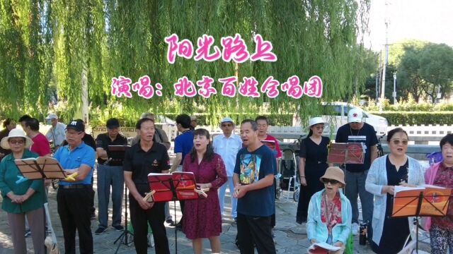 歌曲《阳光路上》,北京百姓合唱团演唱,优美动听