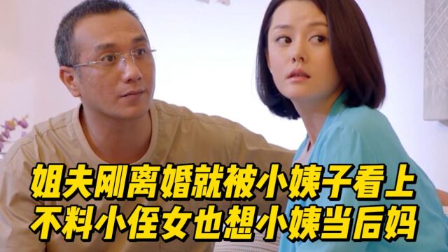 姐夫刚离婚就被小姨子看上,不料小侄女也想要小姨当后妈