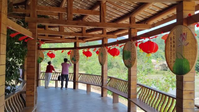 五指山毛纳村,海南岛黎族小山村,风景美如画