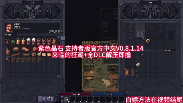 紫色晶石 支持者版官方中文V0.8.1.14 来临的狂潮+全DLC解压即撸