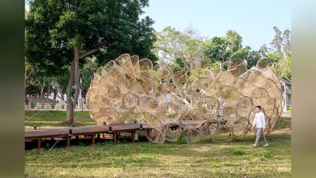 分享一组台湾建筑师们设计的竹构筑物、竹景观图集