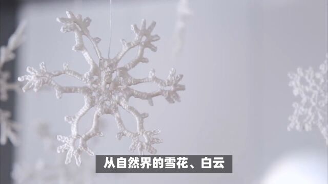 白色:空灵、纯洁、坦诚、无辜,与黑色颜色天作之合