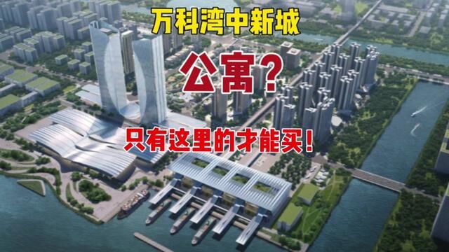 中山马鞍岛万科湾中新城的公寓,是怎么第一次推荐的公寓产品!只有马鞍岛的公寓才有价值!因为马鞍岛没有自建房