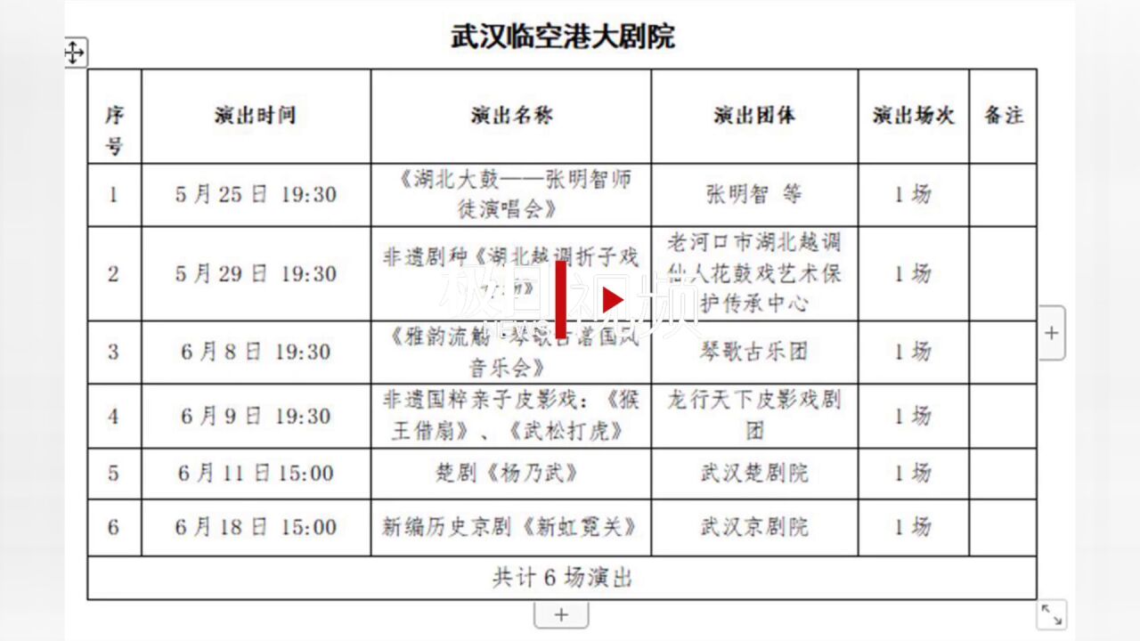 【视频】“湖北省传统文化艺术展演”即将开演