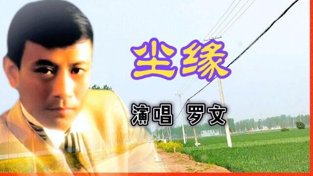 回忆经典,罗文演唱的歌曲《尘缘》,好歌永不过期