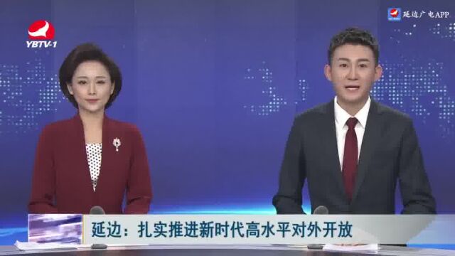 延边:扎实推进新时代高水平对外开