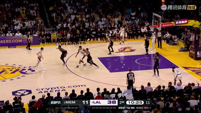 NBA季后赛 灰熊vs湖人全场回放