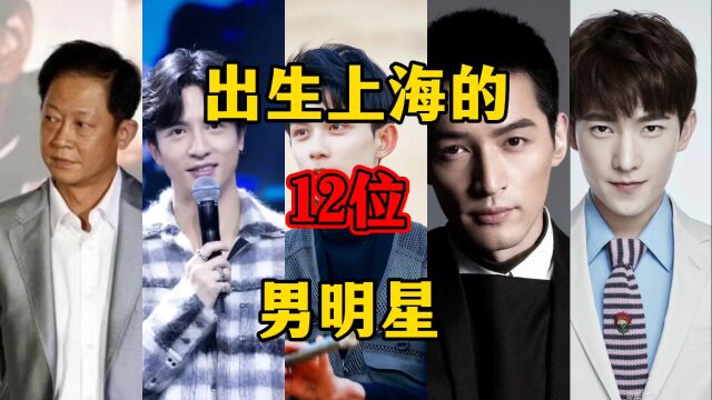 出生上海的12位帅气男明星