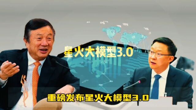 科大讯飞与华为强强联手重磅发布星火大模型3.0对标ChatGPT