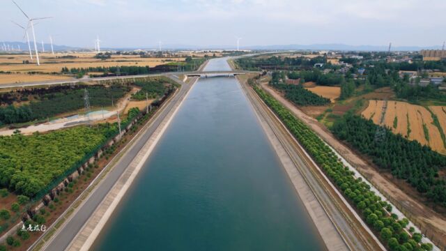 平顶山市南水北调(叶县段)美丽景色