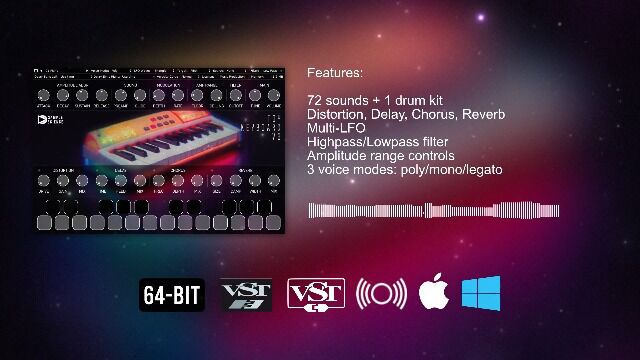 Toy Keyboard v3 Free VST VST3 AU plugin