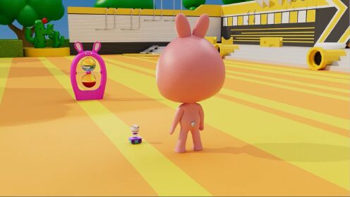 《益智宝贝kiki兔》第36集棒球认颜色认识游乐园玩具早教动画