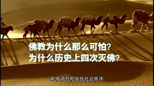 佛教为什么那么可怕?为什么历史上要四次灭佛?