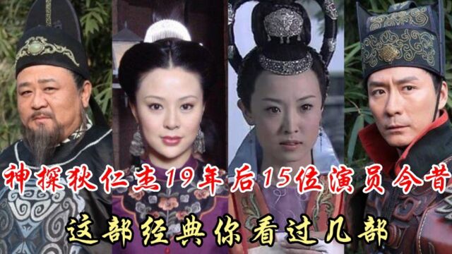 《神探狄仁杰》19年后,15位演员今昔,这部精典剧你看过几部?