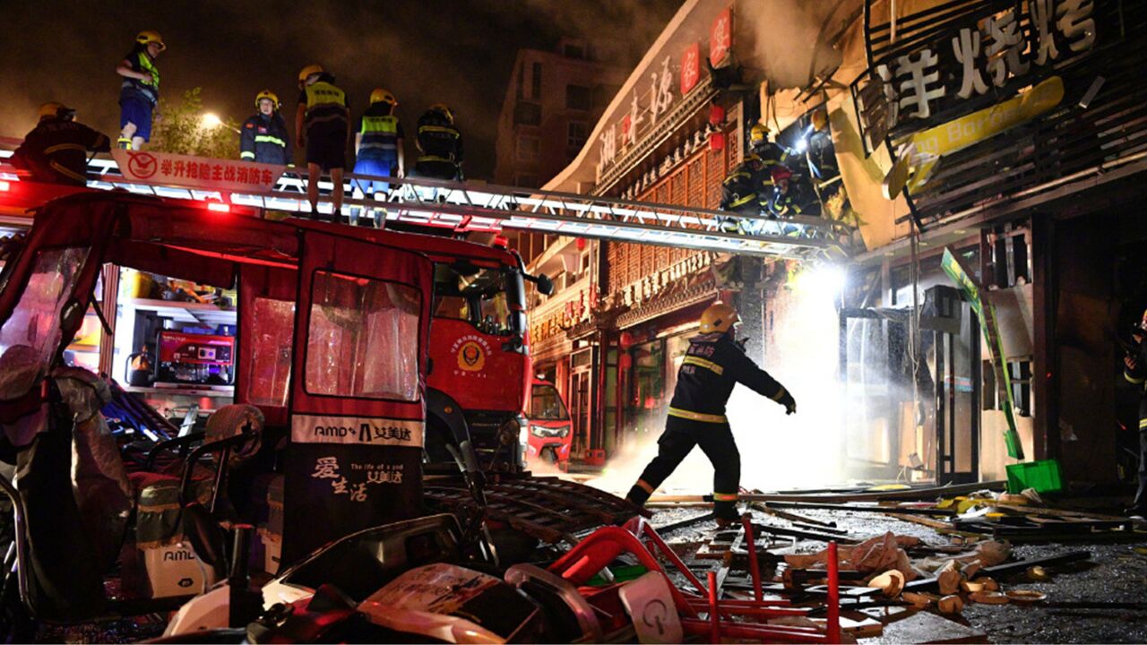 宁夏银川一烧烤店发生爆炸事故,知情人士:死亡人员多为窒息死亡