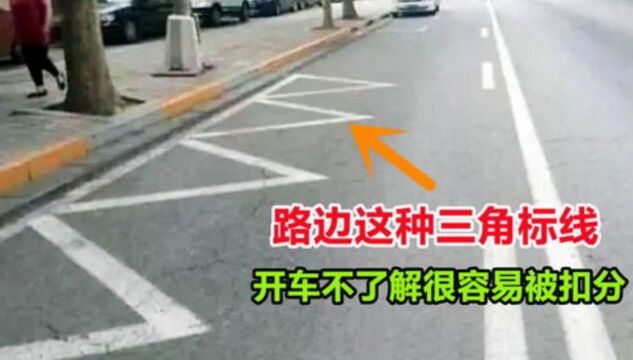 路边的“三角标线”是干嘛的?交警:这都不懂,当心一天扣光12分