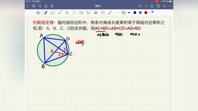 托勒密定理只是如虎添翼,不是雪中送炭