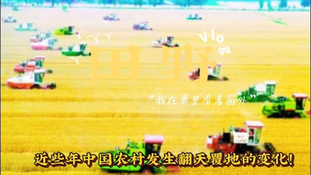 近些年中国农村发生翻天覆地的变化!人民生活水平不断提高.