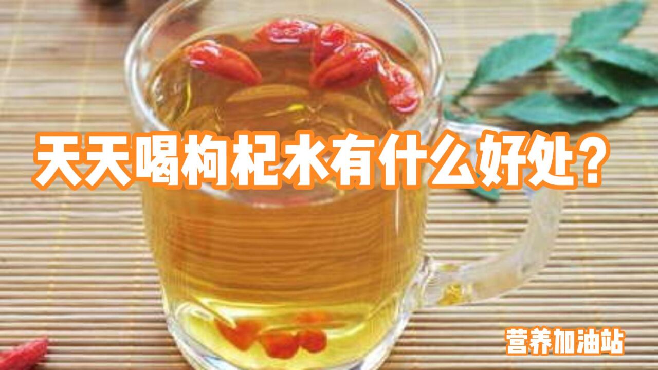 天天喝枸杞水有什么好处?