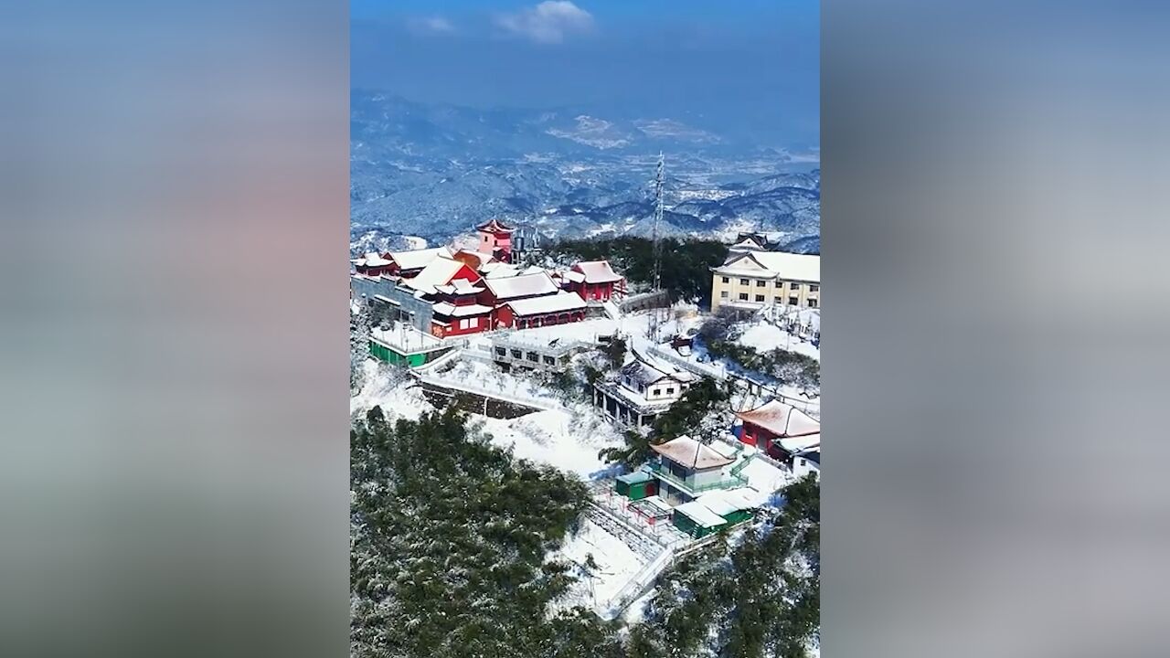 一场大雪,这里就有你从未见过的黑麋峰