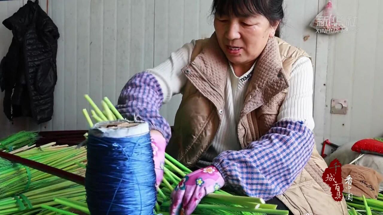 千城百县看中国|河北乐亭:“小笤帚”扎成“大产业”