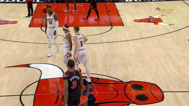 NBA常规赛：掘金vs公牛第4节中文解说回放
