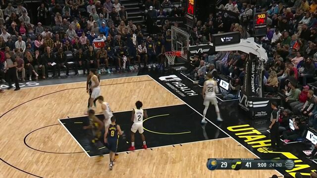 一个字就是准 内姆布哈德急停三分洞穿球网